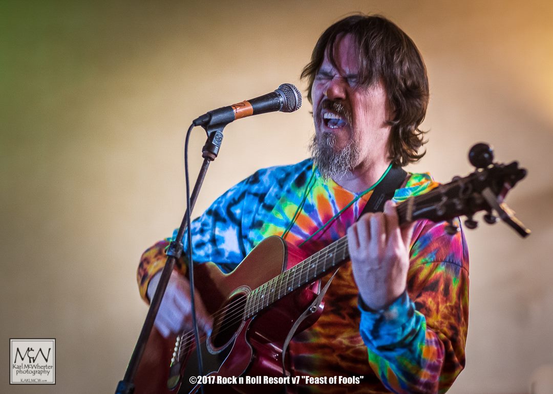 Vernon Webb playing music